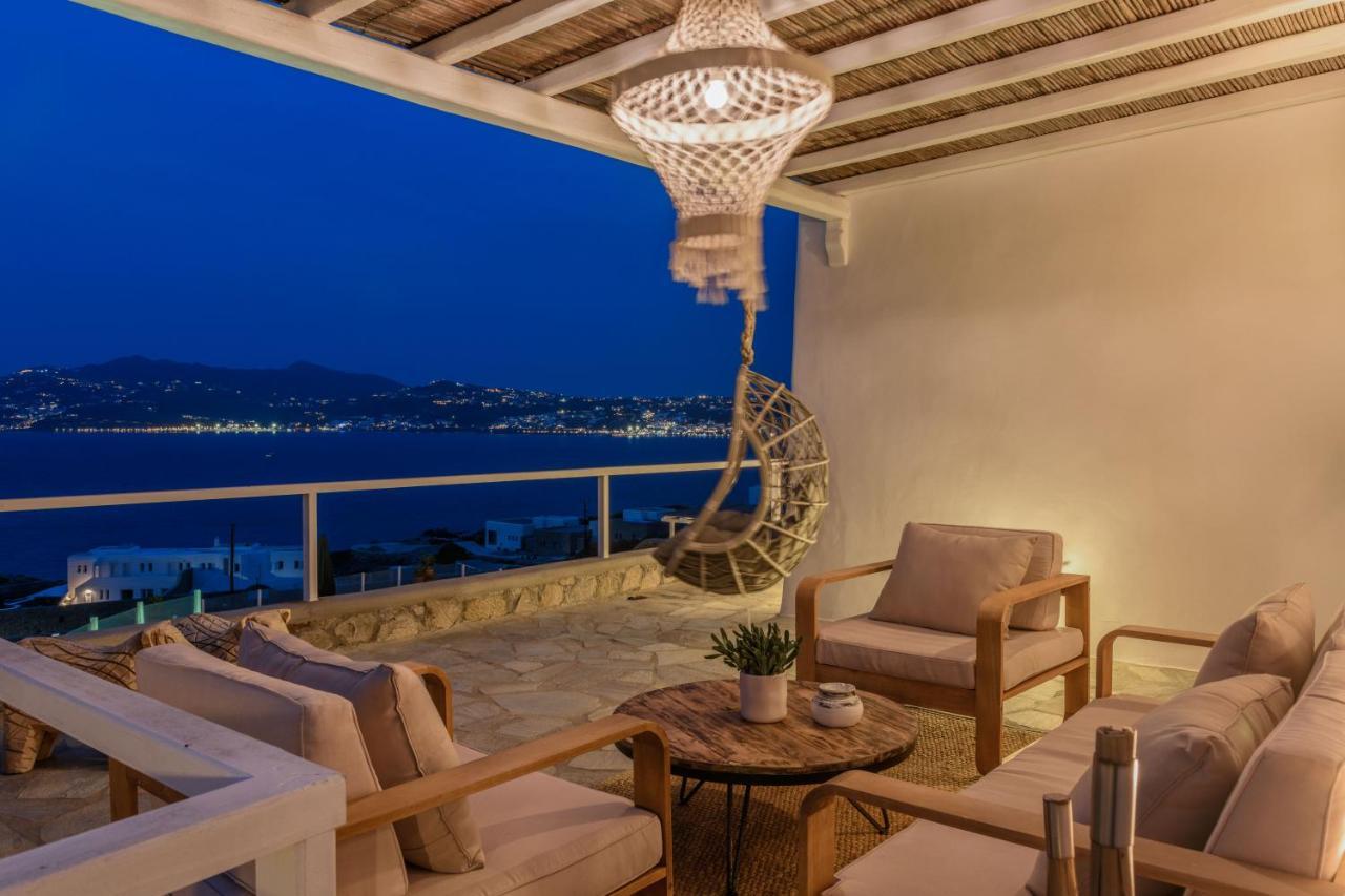 Cosset Villa Bohochic Sea&Harbourview And Sunset By One-Villas Ornos  Exterior photo