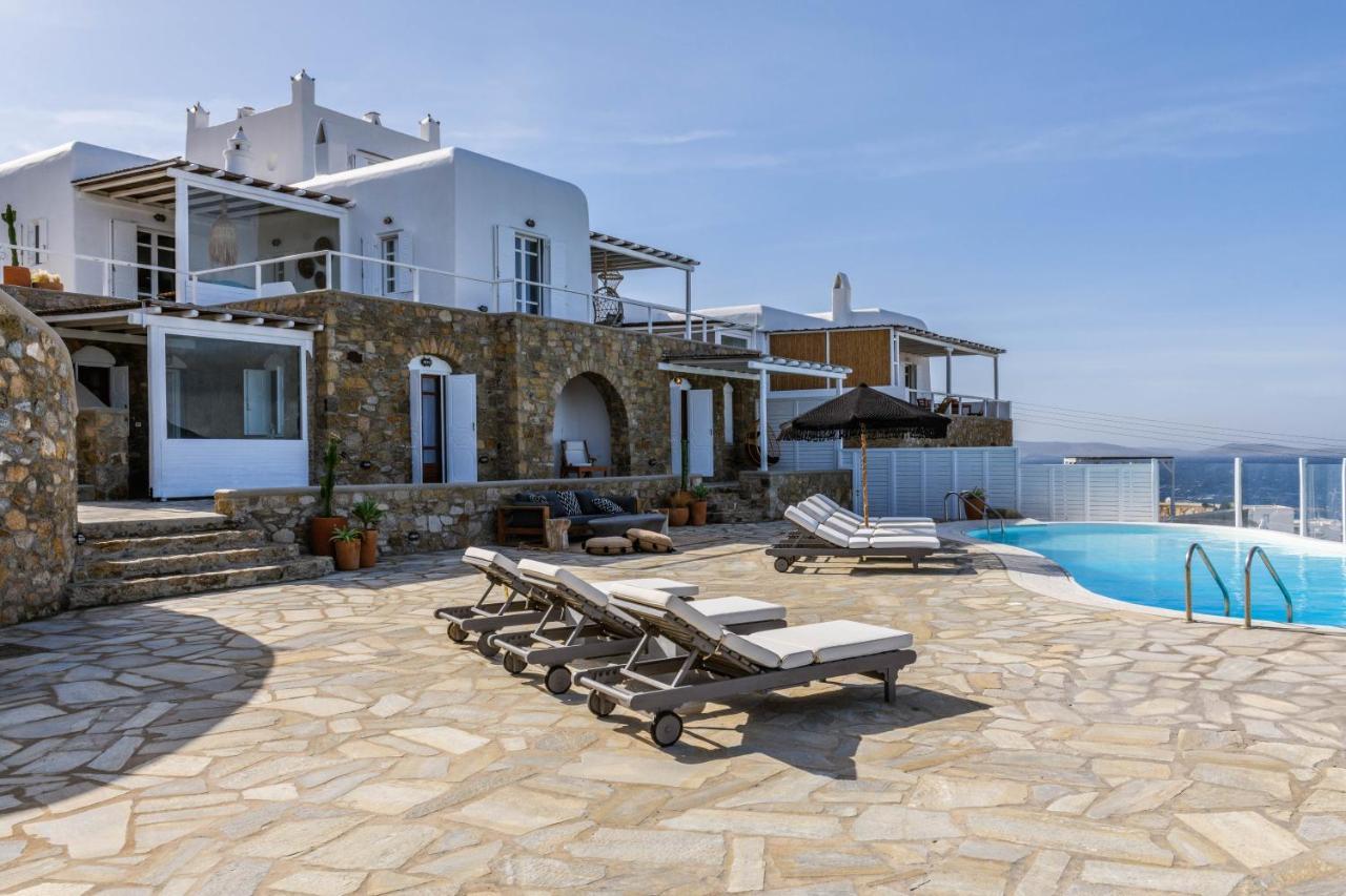 Cosset Villa Bohochic Sea&Harbourview And Sunset By One-Villas Ornos  Exterior photo