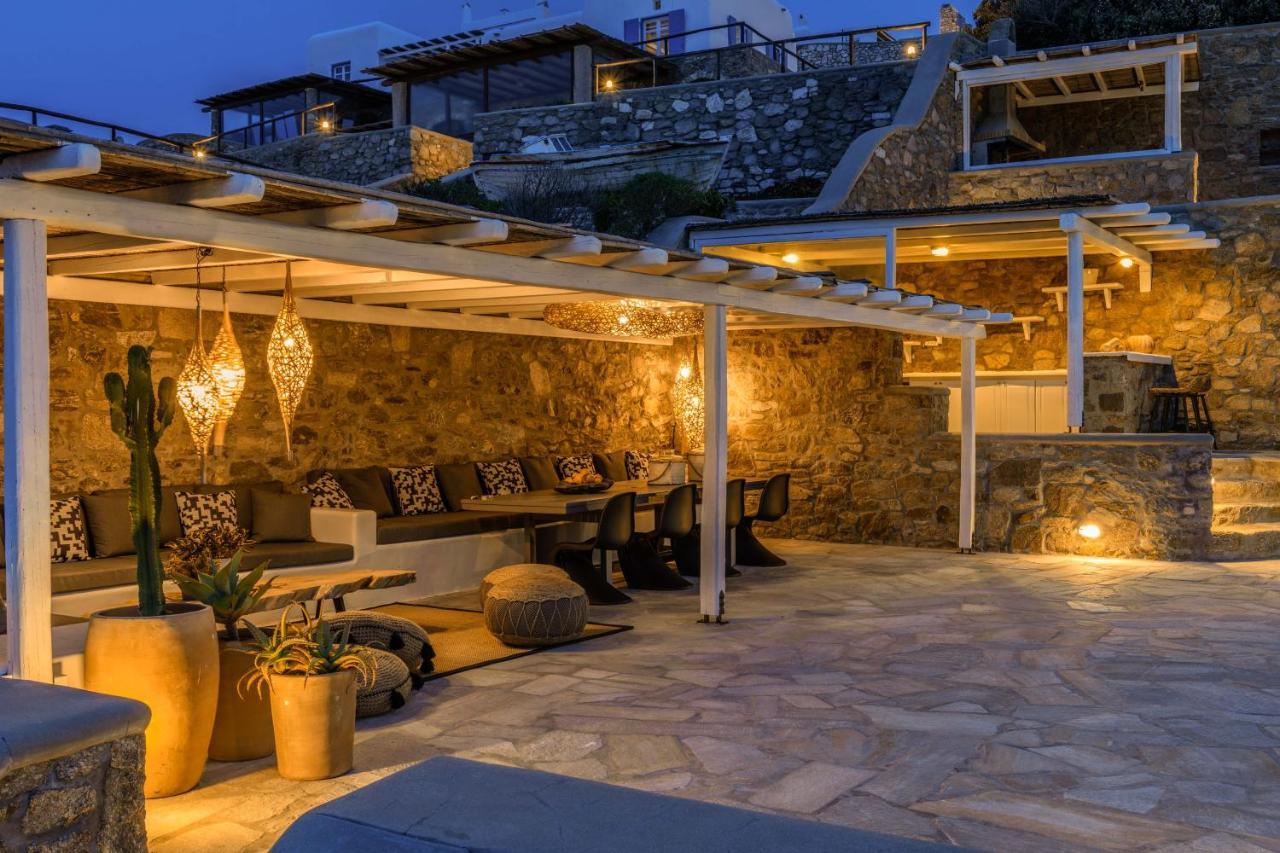 Cosset Villa Bohochic Sea&Harbourview And Sunset By One-Villas Ornos  Exterior photo